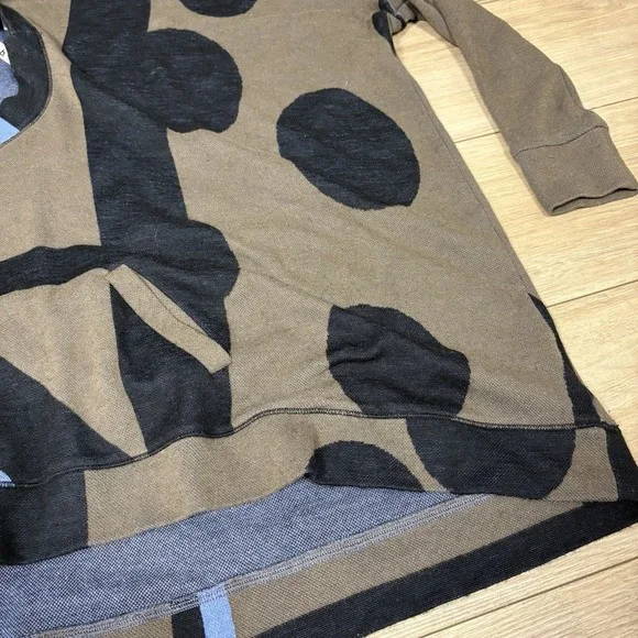 Gwen Stefani L.A.M.B. Crewneck Oversized Slouchy Box Fit Kangaroo Pocket Sweater - Picture 3 of 9